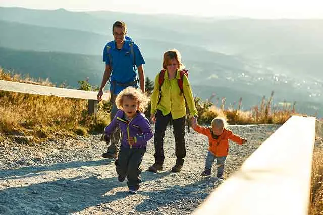 Wanderweg am Silberberg bei Bodenmais