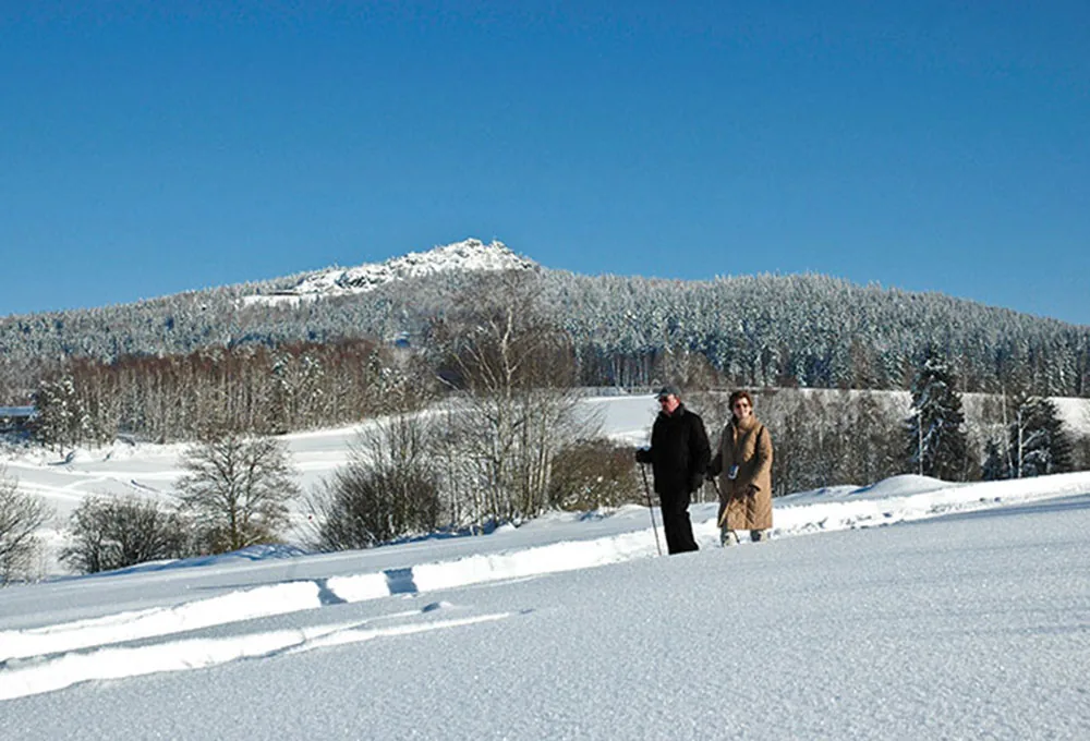 Winterwanderung bei Bodenmais im Schnee
