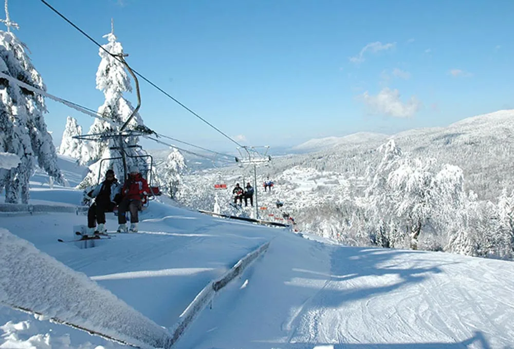 Sessellift im Skigebiet bei Bodenmais