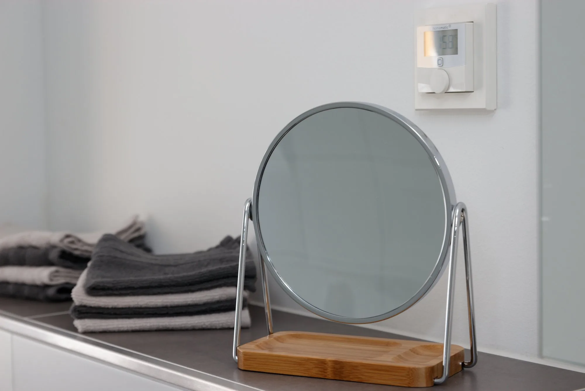 Ferienwohnung Bayern – Badezimmer, Spiegelbereich