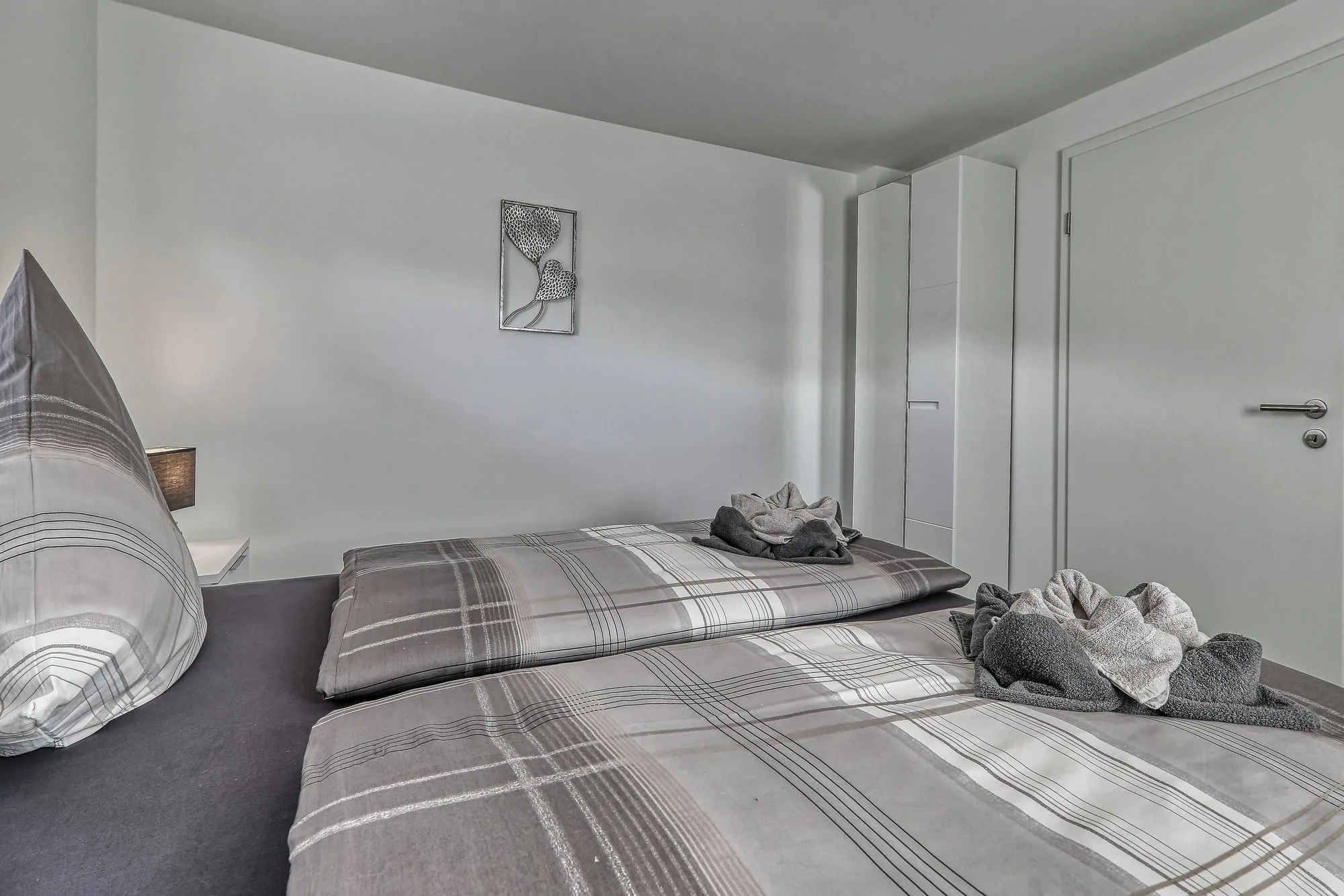 Ferienwohnung Großer Arber – Schlafzimmer mit Boxspringbett